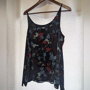 Navy Floral Camisole Top